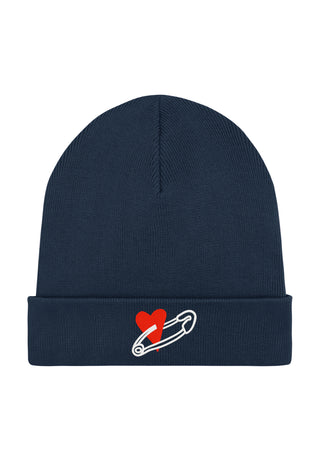 Beanie Classic Brodé "Coeur Pins"