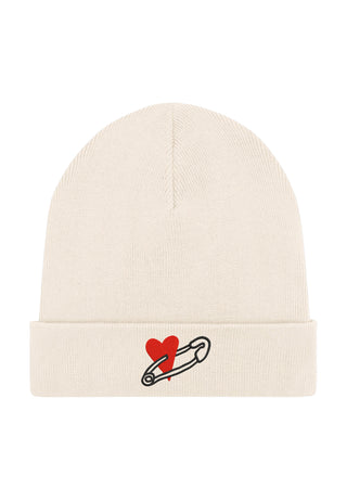 Beanie Classic Brodé "Coeur Pins"