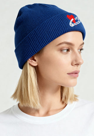 Beanie Classic Brodé "Coeur Pins"