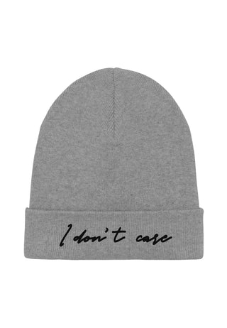 Beanie Classic Brodé "I Don't Care"