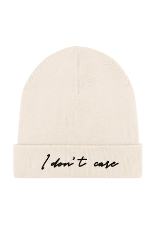Beanie Classic Brodé "I Don't Care"
