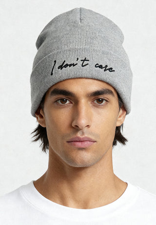 Beanie Classic Brodé "I Don't Care"