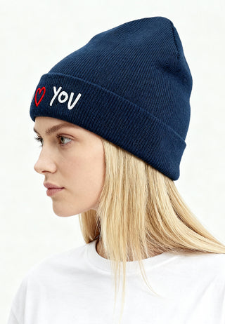 Beanie Classic Brodé "I Love You"