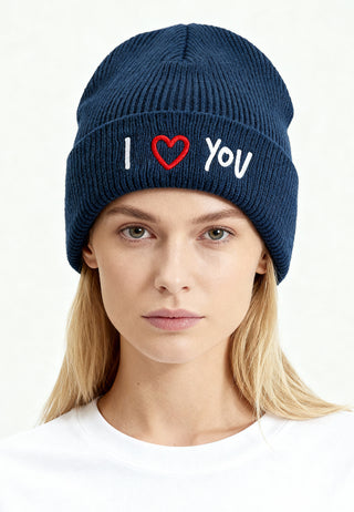 Beanie Classic Brodé "I Love You"