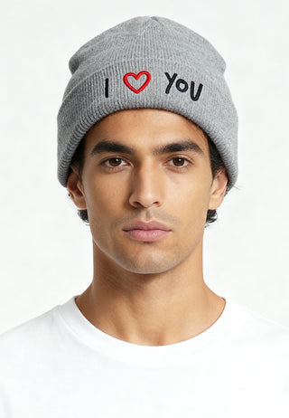 Beanie Classic Brodé "I Love You"