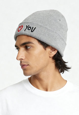 Beanie Classic Brodé "I Love You"