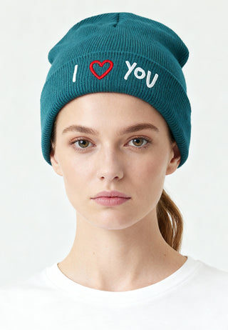 Beanie Classic Brodé "I Love You"