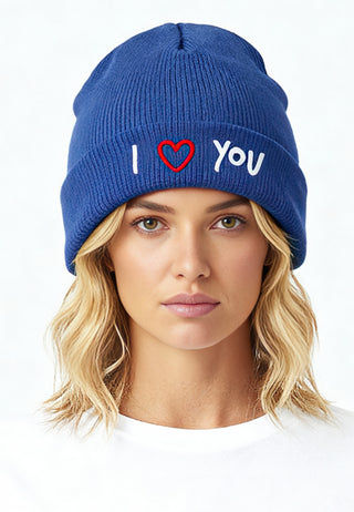 Beanie Classic Brodé "I Love You"