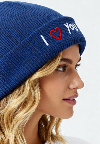 Beanie Classic Brodé "I Love You"