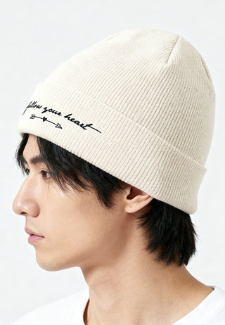 Beanie Classic Brodé "Follow Your Heart"