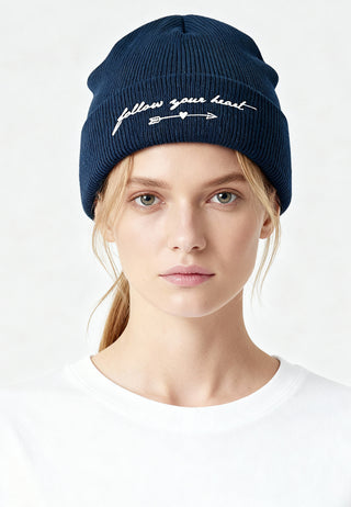 Beanie Classic Brodé "Follow Your Heart"