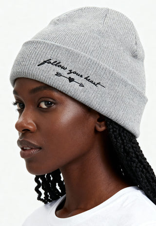 Beanie Classic Brodé "Follow Your Heart"
