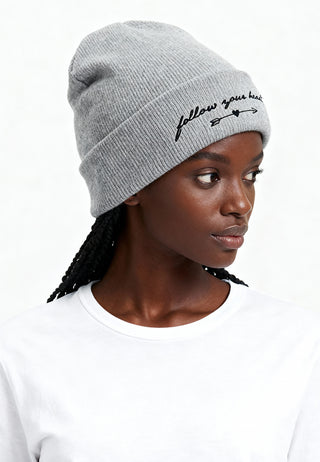Beanie Classic Brodé "Follow Your Heart"