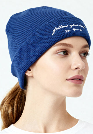 Beanie Classic Brodé "Follow Your Heart"