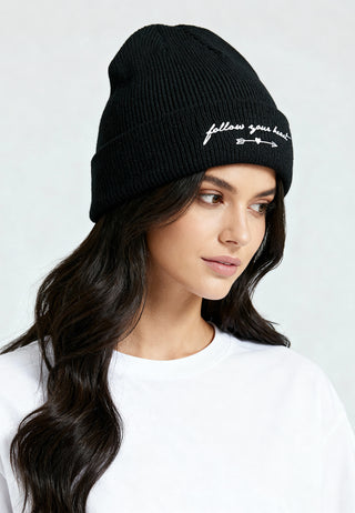 Beanie Classic Brodé "Follow Your Heart"