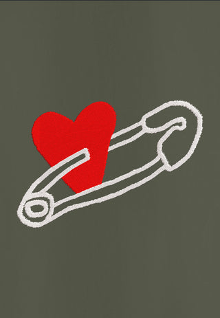 Veste Bomber Brodée "Coeur Pins"