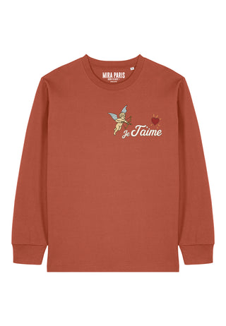 T-shirt Brodé "Je T'aime"