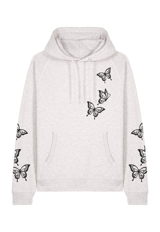 Hoodie Raglan Brodé "Butterflies"