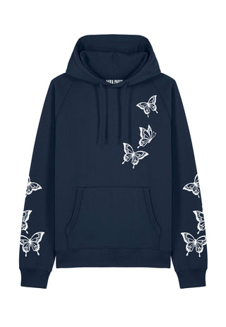 Hoodie Raglan Brodé "Butterflies"