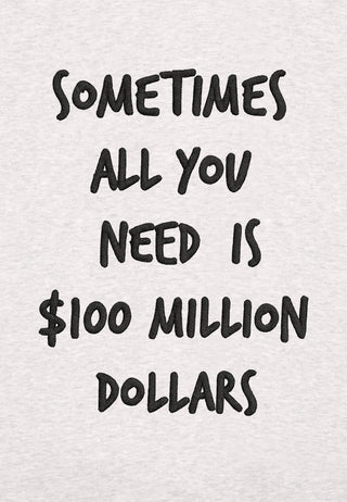 Hoodie Raglan Brodé "Millions"