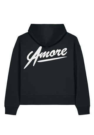 Hoodie Boxy Brodé "Amore"