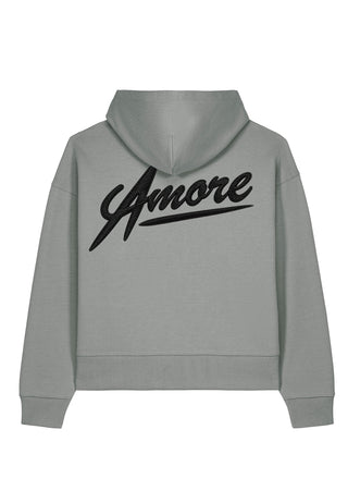 Hoodie Boxy Brodé "Amore"