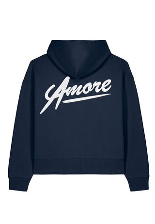 Hoodie Boxy Brodé "Amore"