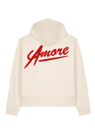 Hoodie Boxy Brodé "Amore"