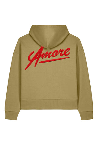 Hoodie Boxy Brodé "Amore"