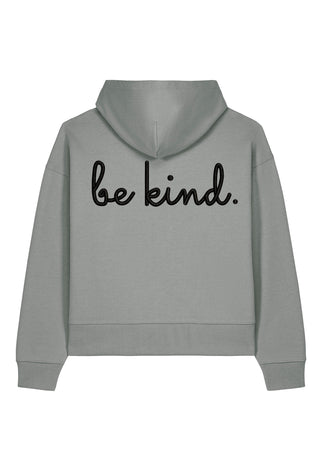 Hoodie Boxy Brodé "Be Kind"