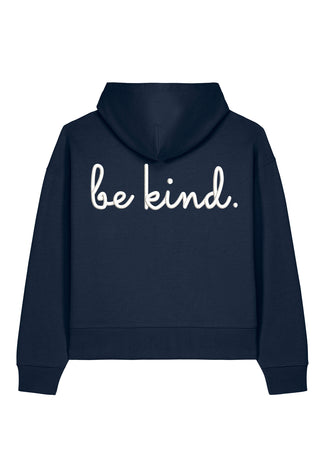 Hoodie Boxy Brodé "Be Kind"