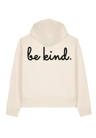 Hoodie Boxy Brodé "Be Kind"