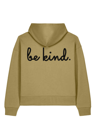 Hoodie Boxy Brodé "Be Kind"