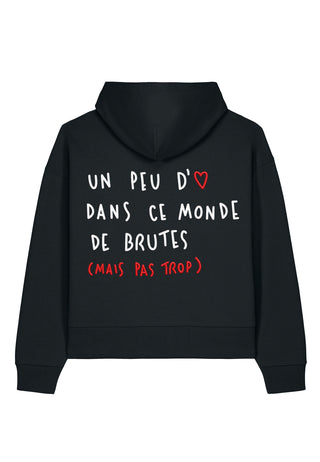 Hoodie Boxy Brodé "Brute"