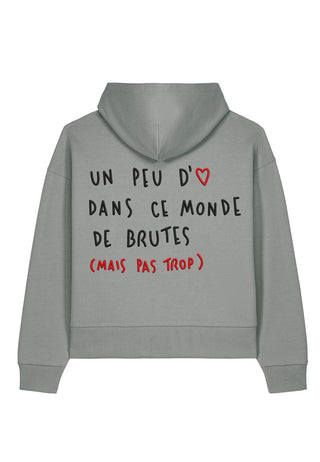 Hoodie Boxy Brodé "Brute"