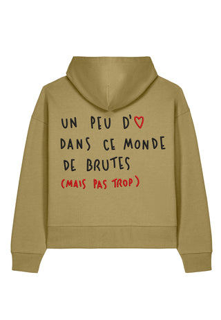 Hoodie Boxy Brodé "Brute"