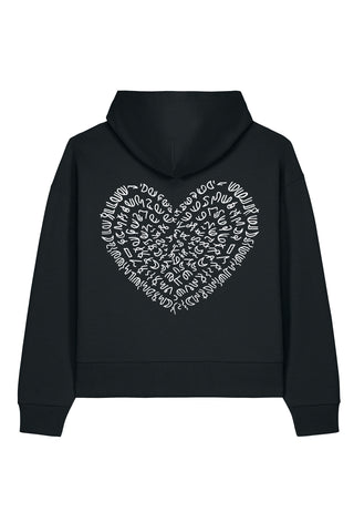 Hoodie Boxy Brodé "Corazon"