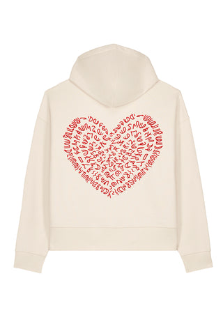 Hoodie Boxy Brodé "Corazon"