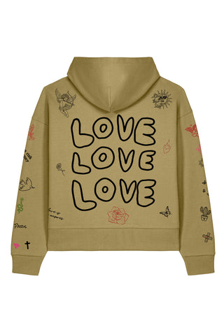 Hoodie Boxy "Flash Tattoo 1"