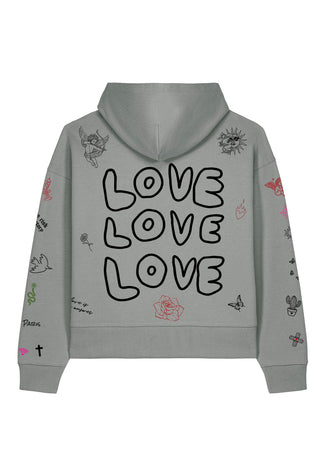 Hoodie Boxy "Flash Tattoo 1"