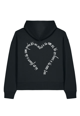 Hoodie Boxy Brodé "Flowers"