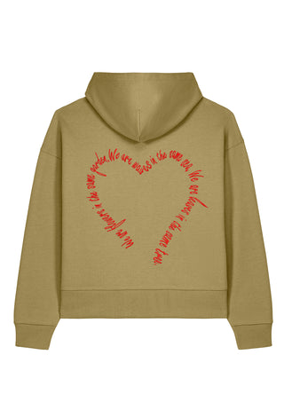 Hoodie Boxy Brodé "Flowers"