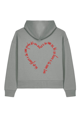 Hoodie Boxy Brodé "Flowers"