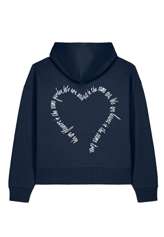 Hoodie Boxy Brodé "Flowers"