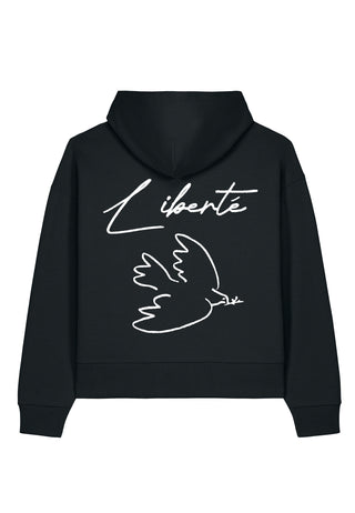 Hoodie Boxy "Liberté"