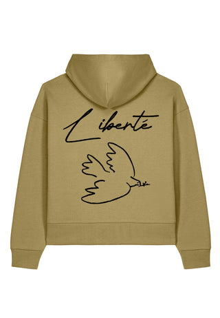 Hoodie Boxy "Liberté"