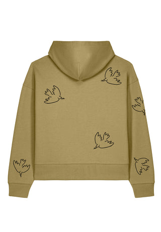 Hoodie Boxy Brodé "Liberté"