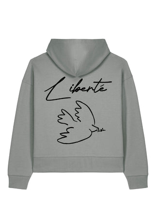 Hoodie Boxy "Liberté"