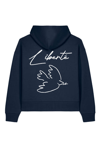 Hoodie Boxy "Liberté"
