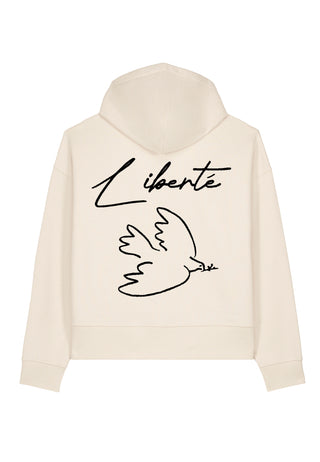 Hoodie Boxy "Liberté"